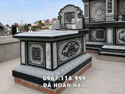 Báo giá Mộ đá xanh rêu 30 triệu tại Đá Hoàn Hảo Ninh Bình