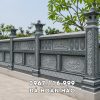 Hàng rào đá (Tường rào đá) cho Lăng Mộ Đá gia đình, dòng họ