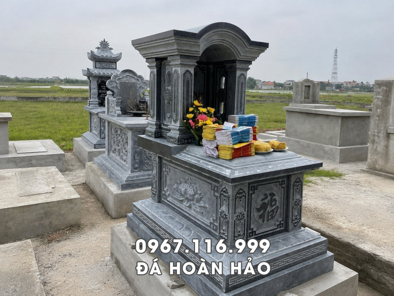 Mẫu Mộ đá 1 mái rộng 81cm x dài 127cm x cao 133cm, Báo giá 25 triệu đồng tại Ninh Bình 6 Mẫu Mộ đá 1 mái rộng 81cm x dài 127cm x cao 133cm, Báo giá 25 triệu đồng tại Ninh Bình