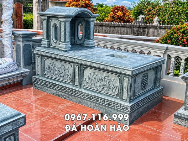 Mẫu Mộ đá chôn 1 lần mái vòm (Mộ Kim Tĩnh Mái Vòm Đẹp)