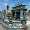 Mẫu Mộ đá đôi 2 mái đẹp, Báo giá Mộ đá đôi 2 mái 100 triệu đồng