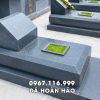 Mẫu Mộ đá granite xanh Bình Định đơn giản, giá mộ đá khoảng 25 triệu đồng