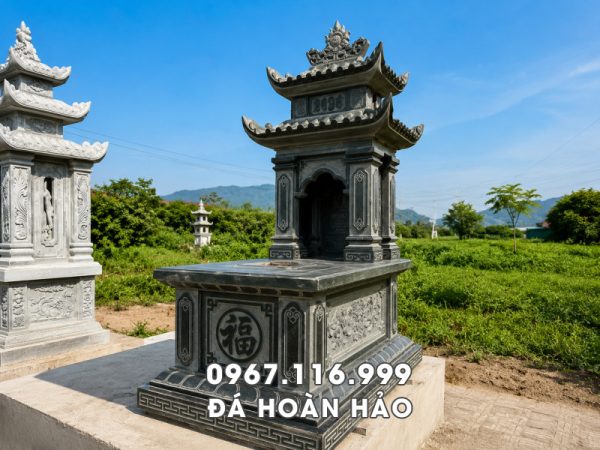 Alternative view of Báo giá Mộ đá hai mái đẹp, chất lượng tại Ninh Bình hiện nay