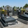 Tư vấn xây Lăng Mộ đá Cha Mẹ với 2 ngôi mộ đá xanh rêu - Đá Hoàn Hảo.