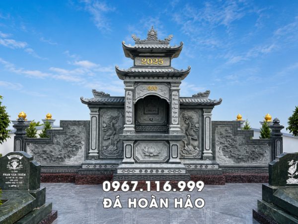 Alternative view of Lăng Mộ đá gia tộc gồm những hạng mục nào - Mẫu Mộ đá xanh rêu, và Mộ đôi gia tộc