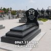 Mẫu Mộ đá Công giáo đá granite Bình Định, Giá Mộ đá 60 triệu - Đá Hoàn Hảo