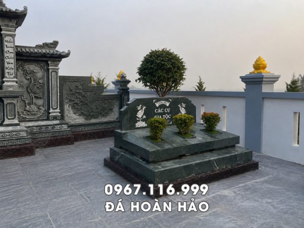 Lăng Mộ đá gia tộc gồm những hạng mục nào - Mẫu Mộ đá xanh rêu, và Mộ đôi gia tộc - Ảnh 3